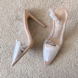 Clear Heels Size 9